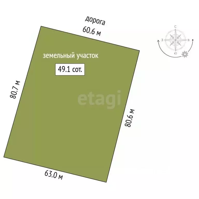 Участок в Крым, Симферопольский район, Пожарское с/пос, с. Водное  ... - Фото 1