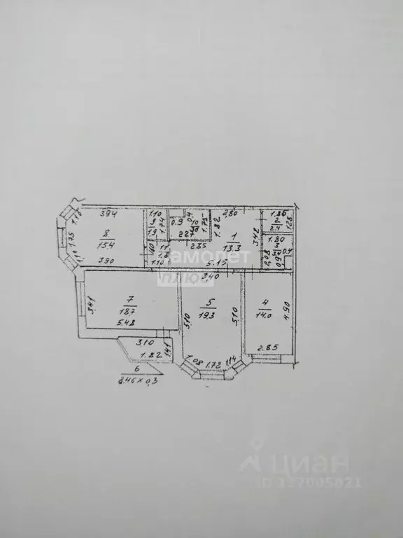 3-к кв. Москва, Москва, Щербинка ул. Спортивная, 15 (94.0 м) - Фото 2