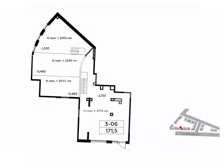 Помещение свободного назначения в Москва Родные кварталы жилой ... - Фото 2