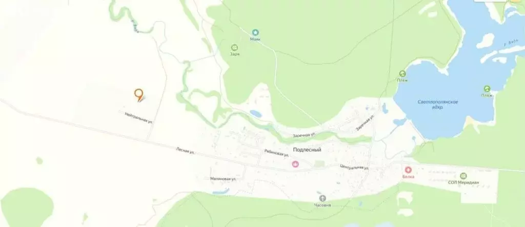 Участок в Бессоновский район, посёлок Подлесный, Нейтральная улица, ... - Фото 2