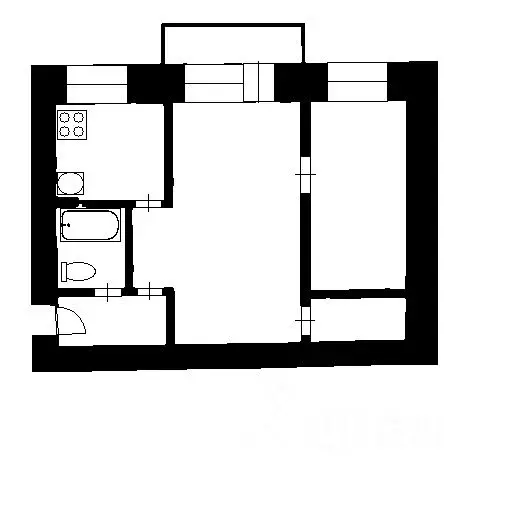 2-к кв. Новосибирская область, Новосибирск просп. Карла Маркса, 8 ... - Фото 2