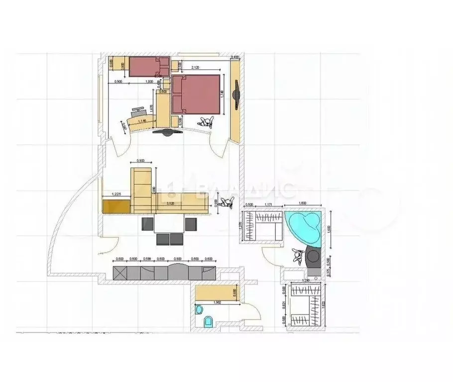 3-к кв. Иркутская область, Иркутск Дальневосточная ул., 108 (82.0 м) - Фото 1