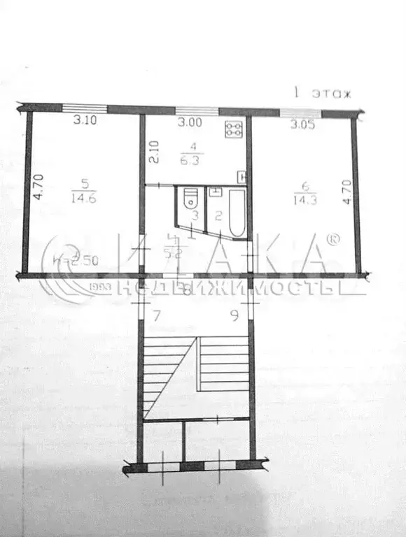 2-к. квартира, 41,2 м, 2/2 эт. - Фото 0