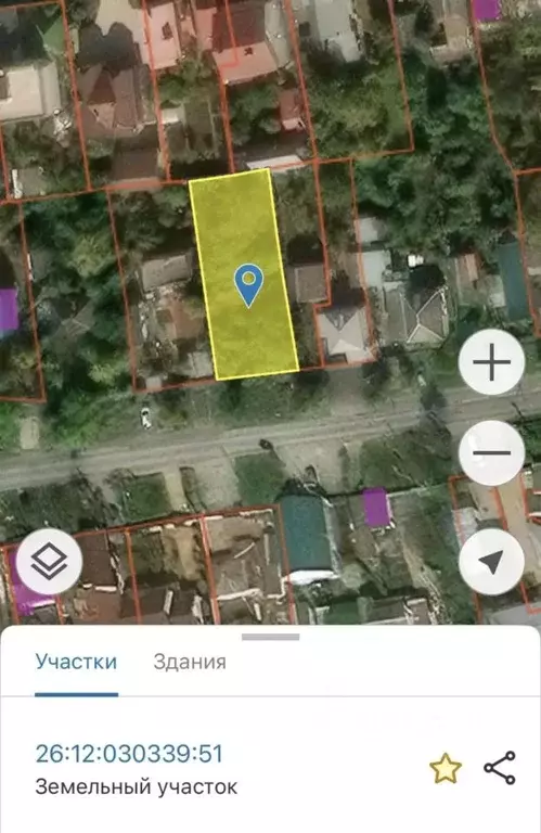 Участок в Ставропольский край, Ставрополь ул. Мира, 81 (8.5 сот.) - Фото 1
