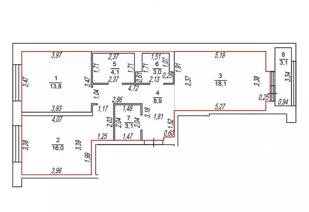 2-к кв. Свердловская область, Екатеринбург ул. Щербакова, 148/2 (70.0 ... - Фото 0