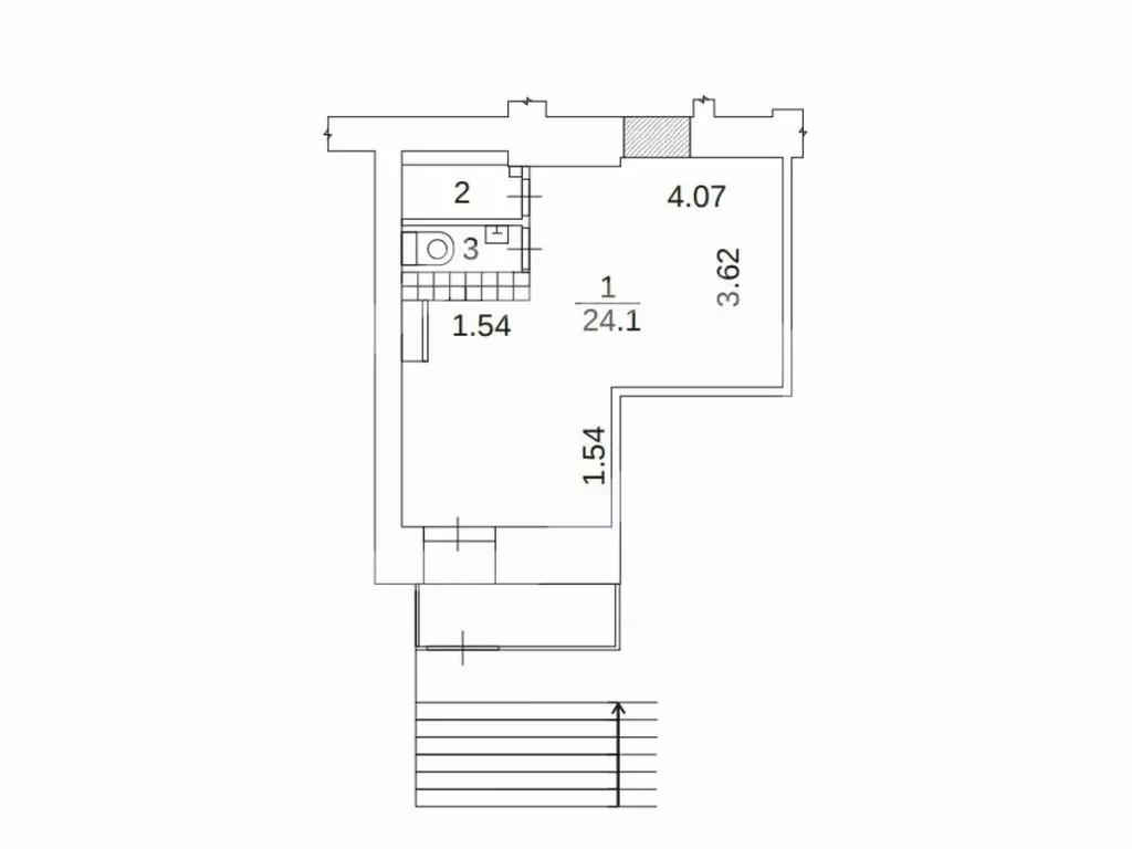 Помещение свободного назначения в Москва ул. Мастеркова, 3 (32 м) - Фото 2