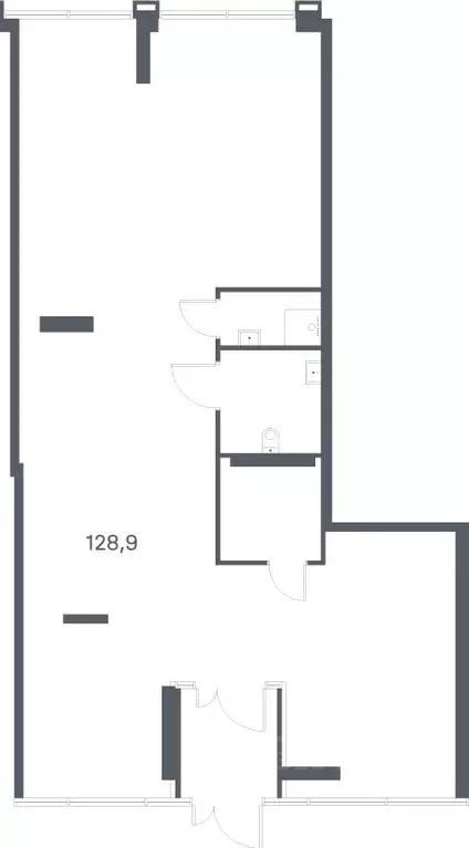 Помещение свободного назначения в Москва Портлэнд жилой комплекс (129 ... - Фото 2
