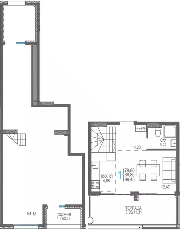 Студия Крым, Сакский район, Лесновское с/пос, с. Прибрежное ул. ... - Фото 1