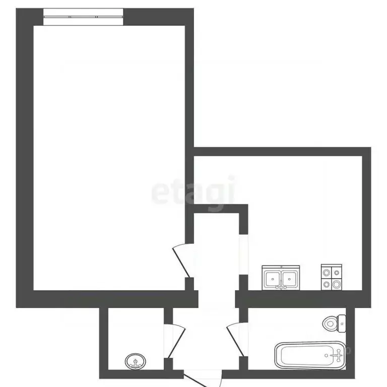 Студия Тюменская область, Тюмень Олимпийская ул., 19 (16.3 м) - Фото 2