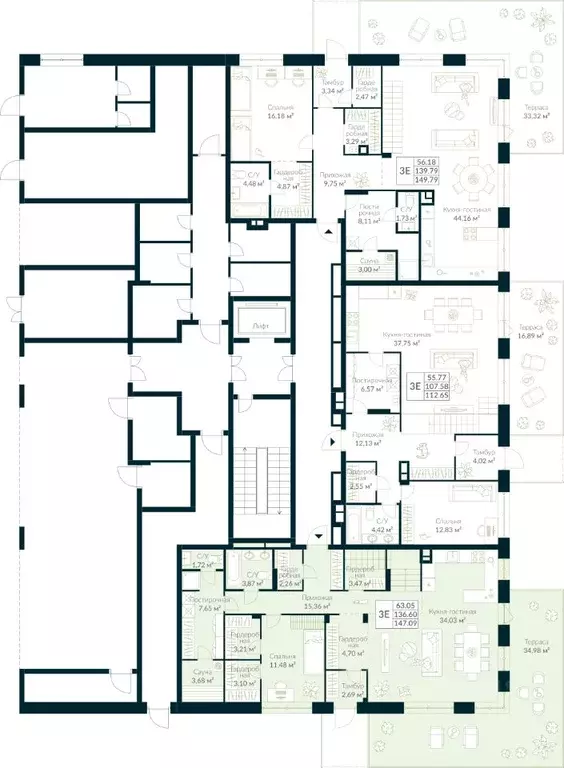 2-к кв. Башкортостан, Уфа Глумилино жилрайон, Урман Сити жилой ... - Фото 2