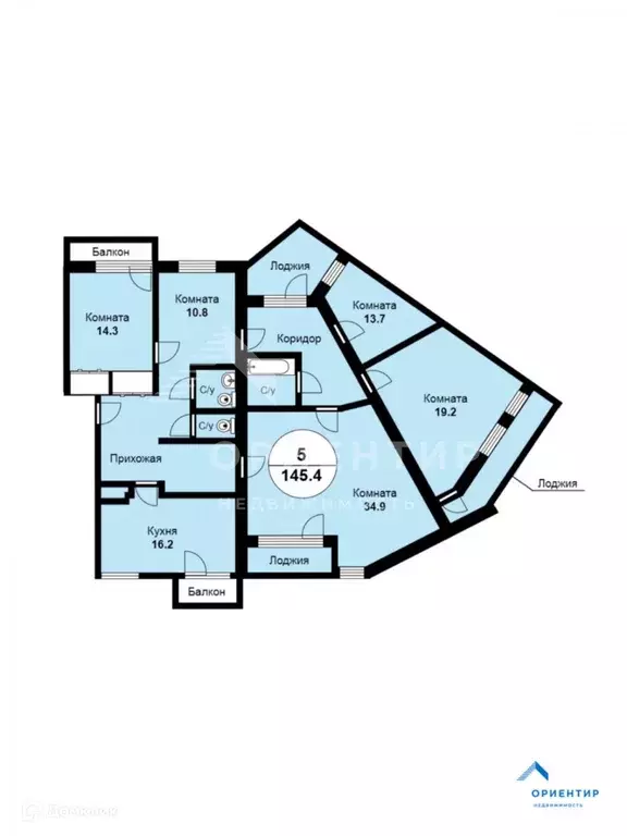 Продаётся 5-к квартира, 145 м - Фото 0
