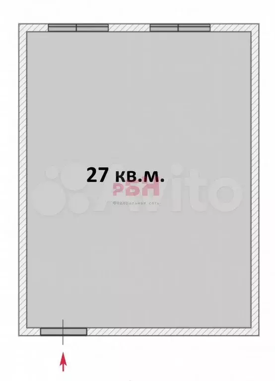 Сдается офис, 27 кв.м., Тюмень - Фото 0