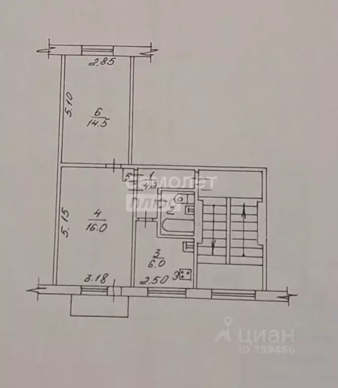 2-к кв. Новосибирская область, Новосибирск ул. Танкистов, 5 (45.1 м) - Фото 1