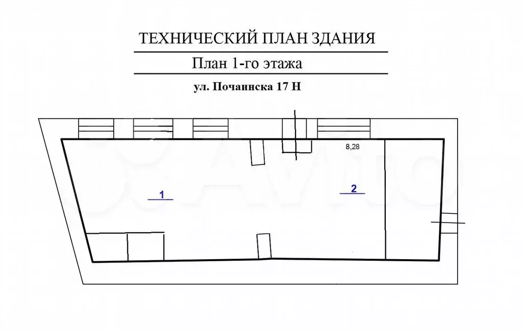 На 1-м эт. Отдельный вход.Свободн.назн., 90 мЮрад - Фото 0