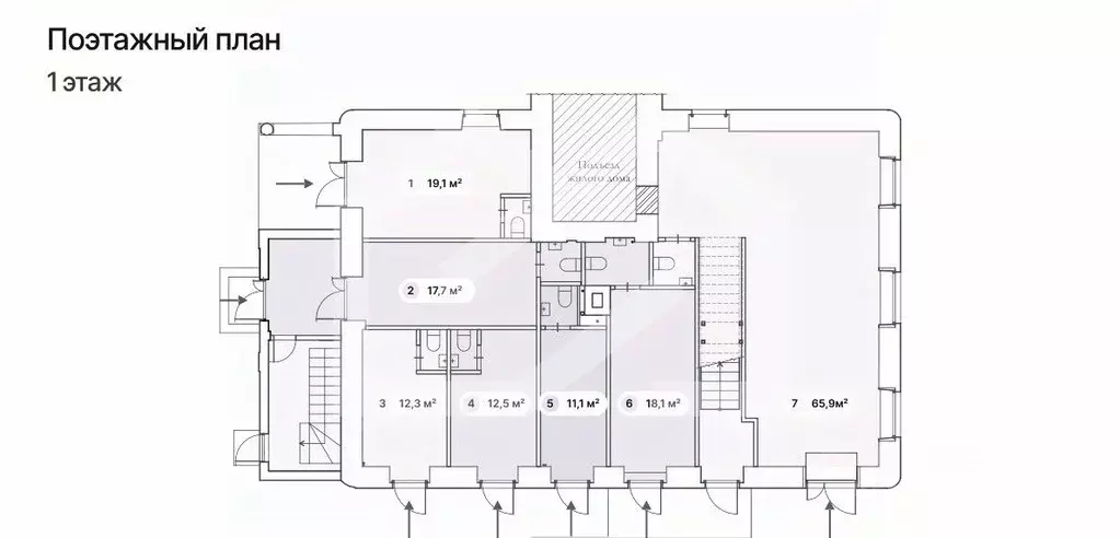 Помещение свободного назначения в Москва Бауманская ул., 33/2С3 (12 м) - Фото 2