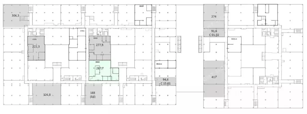 Офис в Москва Верейская ул., 29С134 (288 м) - Фото 2
