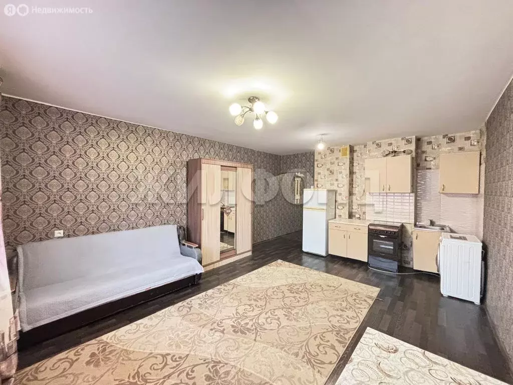 Квартира-студия: Новосибирск, улица В. Высоцкого, 144/2 (32.47 м) - Фото 1