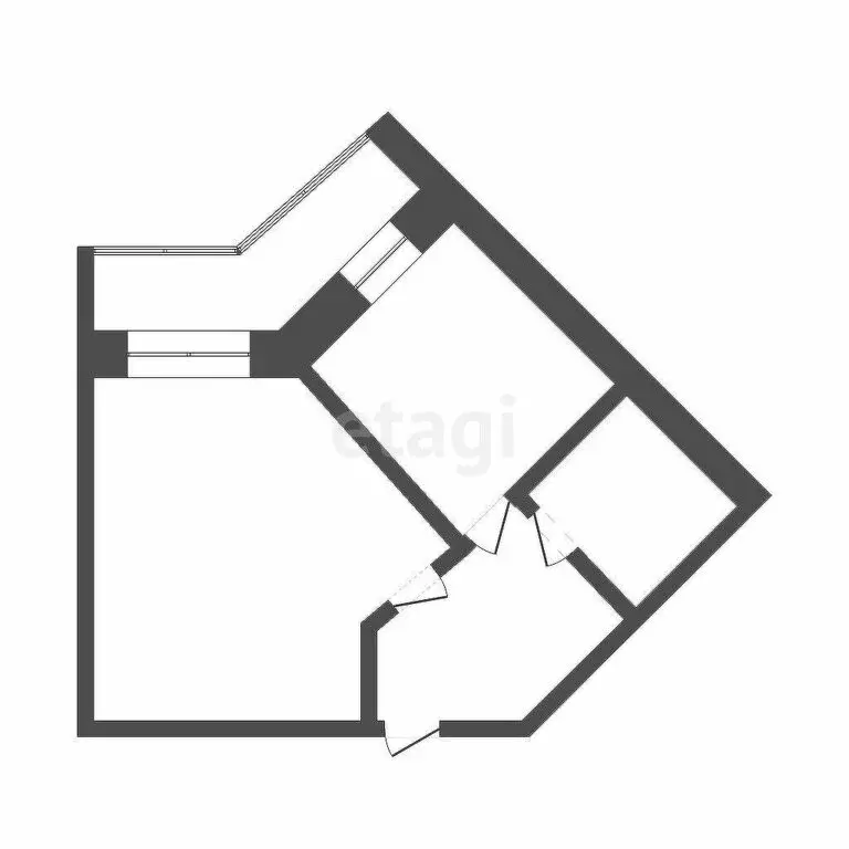 1-комнатная квартира: Томск, Тверская улица, 17/1 (36.6 м) - Фото 1