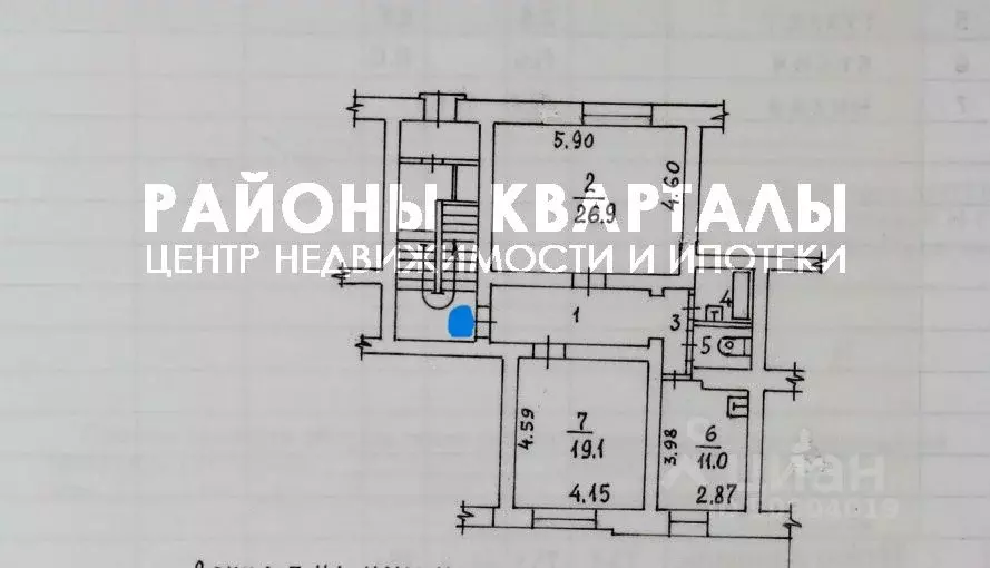 2-к кв. Челябинская область, Челябинск Витебская ул., 9 (73.1 м) - Фото 1