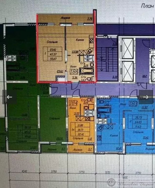 1-к кв. Самарская область, Самара Космолет жилой комплекс (55.66 м) - Фото 0