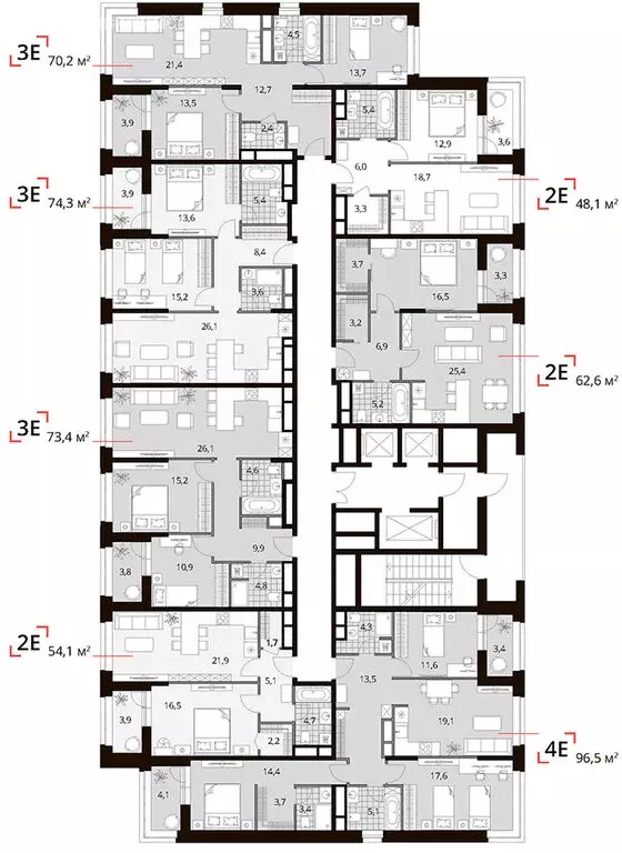 4-комнатная квартира: Владивосток, Авроровская улица, 6 (96.5 м) - Фото 1