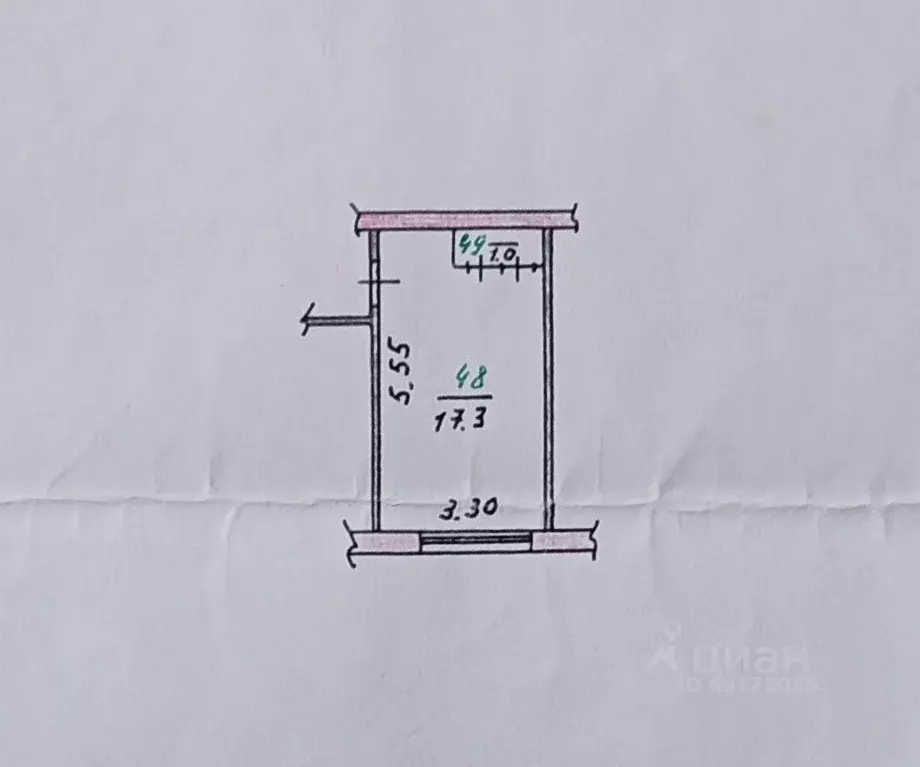 Комната Орловская область, Орел Кромская ул., 7 (18.3 м) - Фото 1