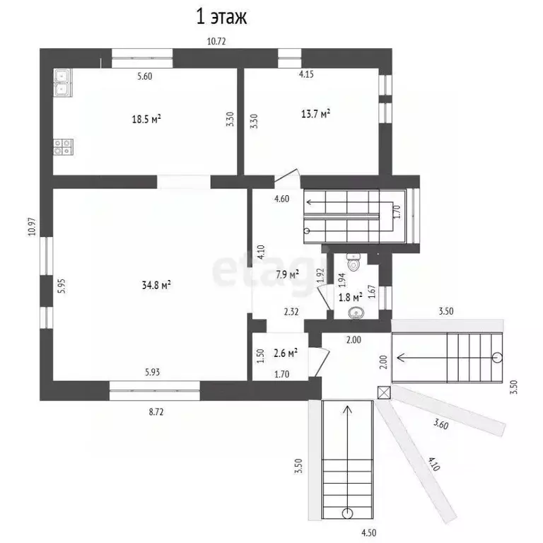 Дом в Псковская область, Псков Дальняя наб., 42 (221 м) - Фото 2