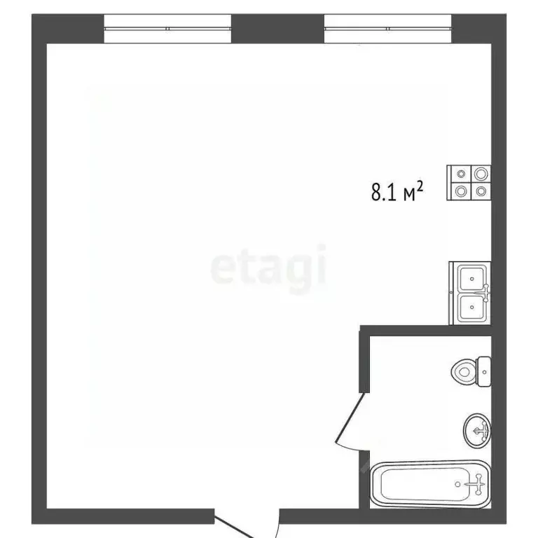 2-к кв. Московская область, Лыткарино 6-й мкр, 15Б (40.1 м) - Фото 1