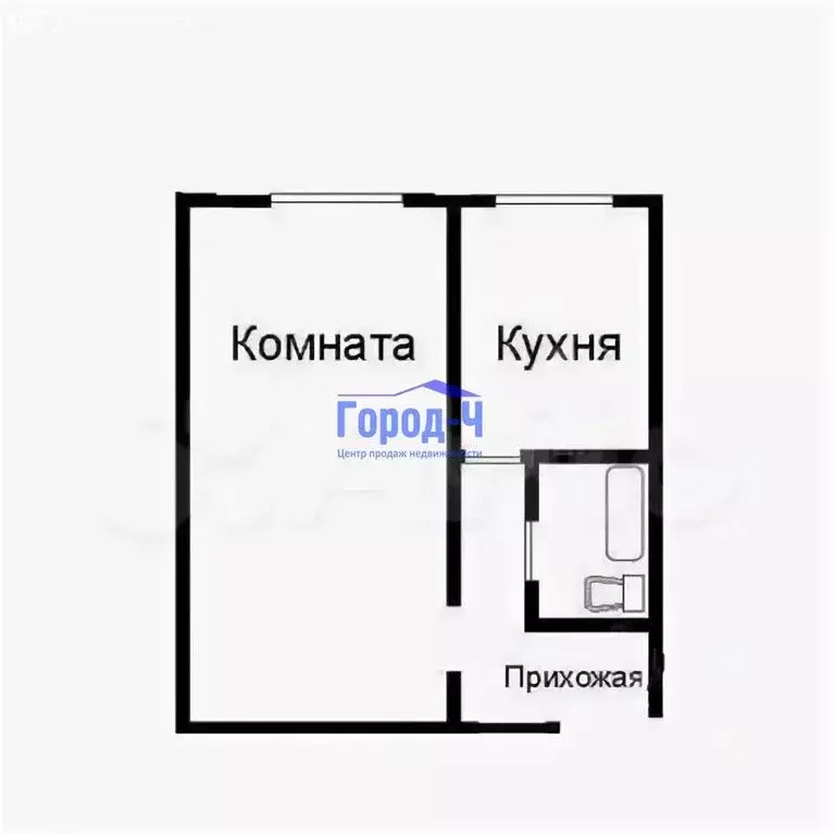 1-комнатная квартира: Чебоксары, улица Тимофея Кривова, 7 (30.2 м) - Фото 1