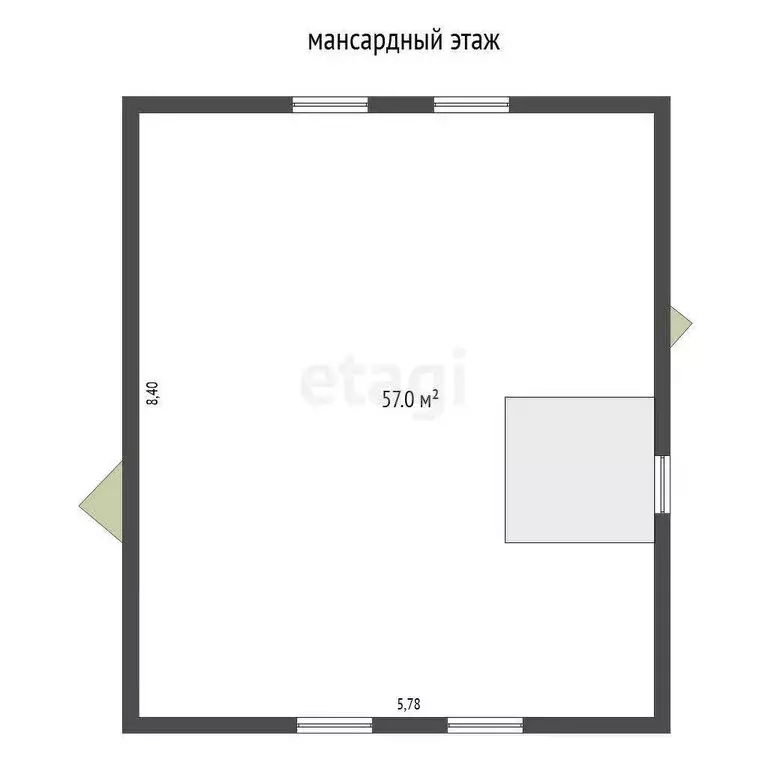 Дом в село Клястицкое, Станичная улица (113.9 м) - Фото 1