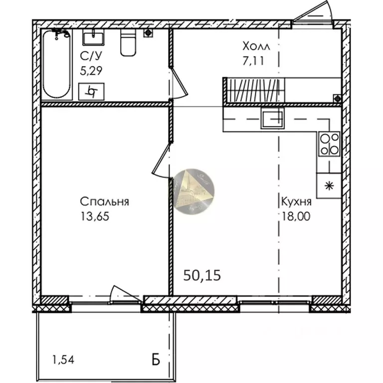 1-к кв. Санкт-Петербург, Санкт-Петербург, Сестрорецк Авиационная ул., ... - Фото 2