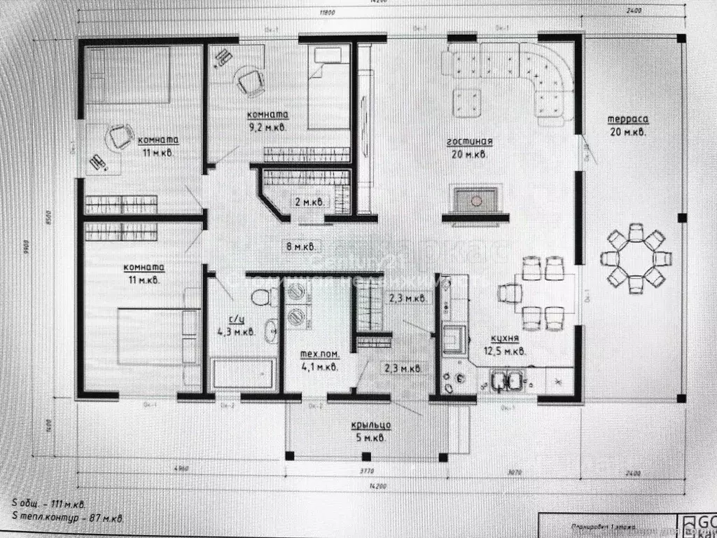 Дом в Московская область, Истра муниципальный округ, с. Дарна  (111 м) - Фото 2