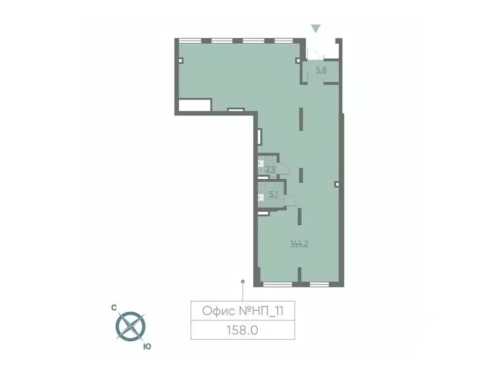 Помещение свободного назначения в Москва Производственная ул., 4А (155 ... - Фото 1