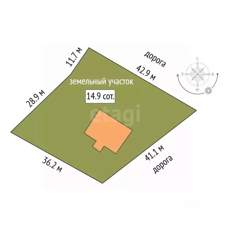 Дом в Марий Эл, Медведевский район, Сидоровское с/пос, д. Новотроицк ... - Фото 2