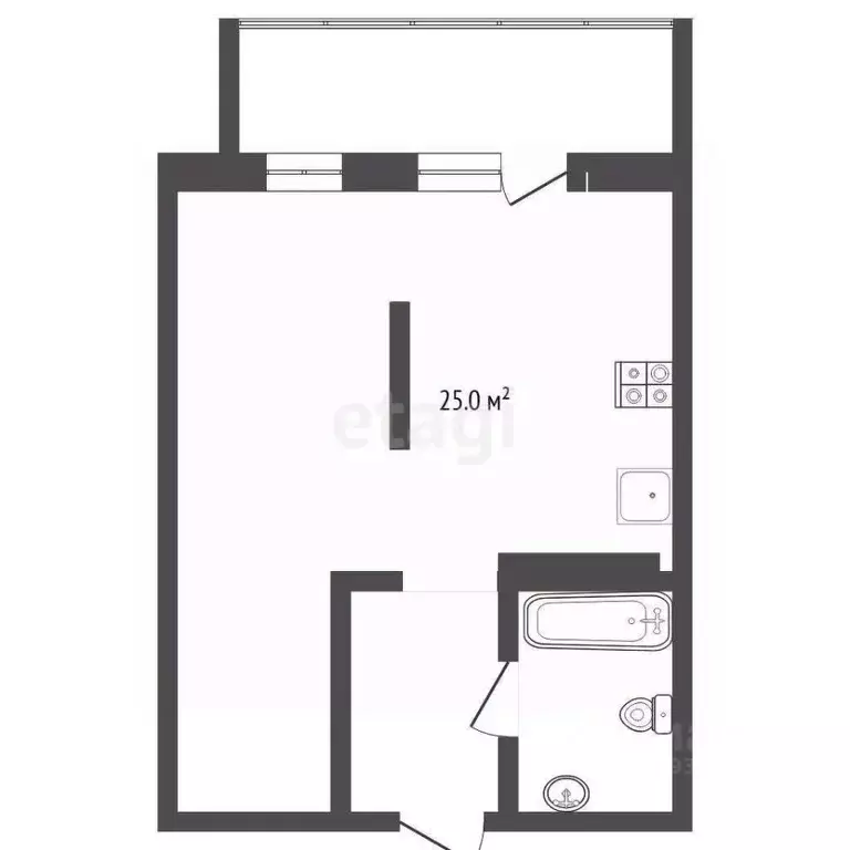 Студия Тюменская область, Тюменский муниципальный округ, д. Патрушева ... - Фото 2