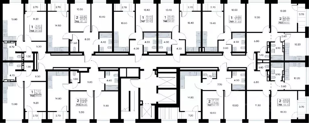 2-к кв. Приморский край, Владивосток ул. Нейбута, 135 (53.1 м) - Фото 2
