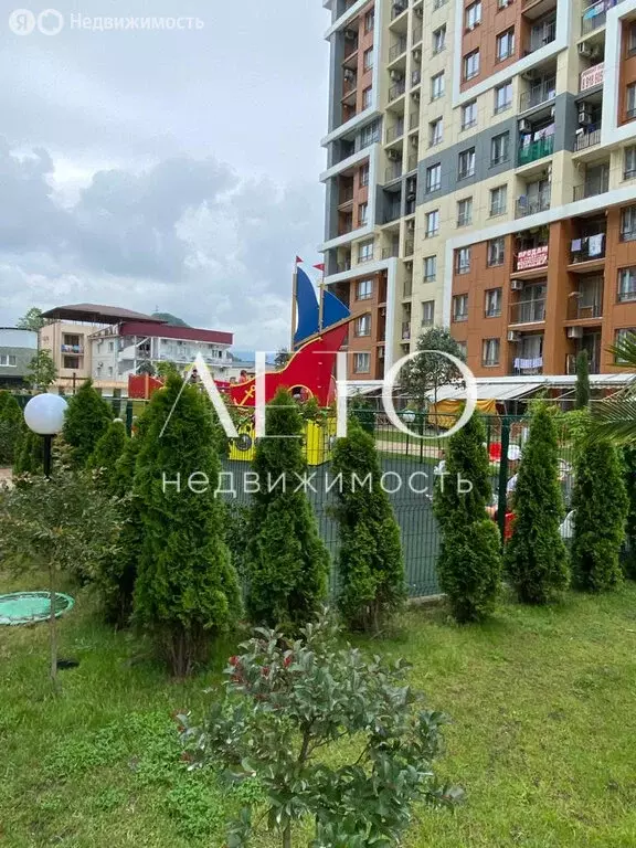 Квартира-студия: посёлок городского типа Дагомыс, Старошоссейная ... - Фото 1