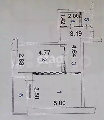 1-к. квартира, 48,9 м, 15/19 эт. - Фото 0
