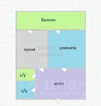 1-к кв. Московская область, Люберцы городской округ, д. Островцы ул. ... - Фото 2