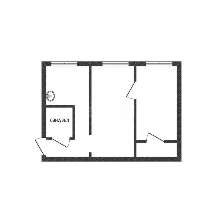2-комнатная квартира: село Верх-Катунское, улица Мира, 2 (44.6 м) - Фото 1
