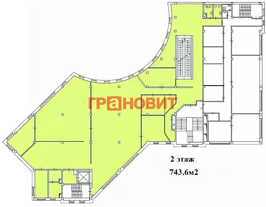 Офис в Новосибирская область, Новосибирск ул. Ленина, 21/1к2 (744 м) - Фото 1