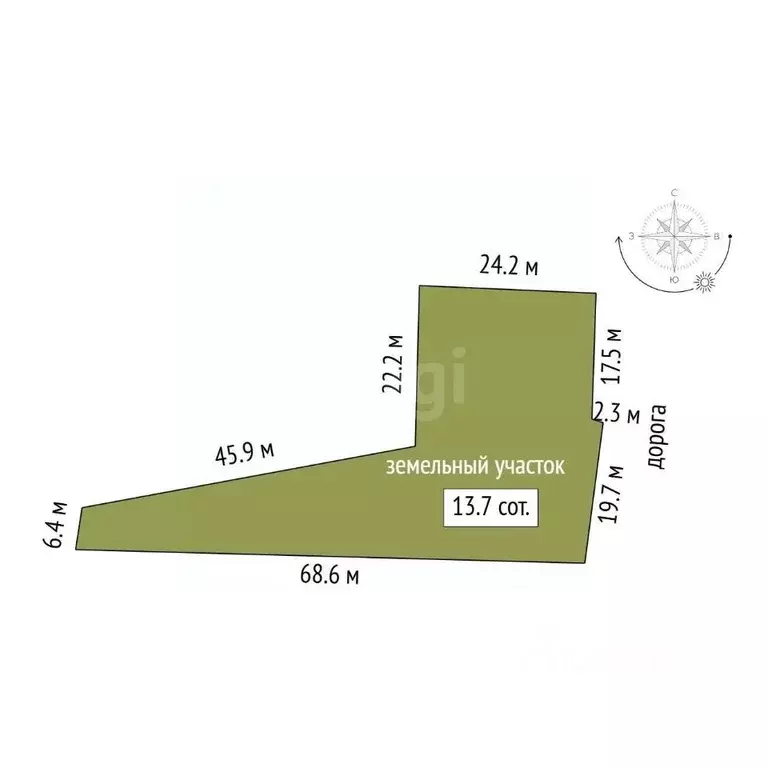 Участок в Кемеровская область, Кемерово ул. Донецкая (13.73 сот.) - Фото 2