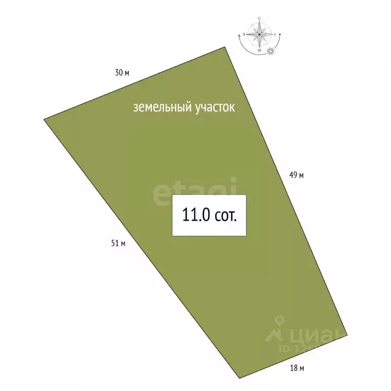 Участок в Новосибирская область, Новосибирский район, Плотниковский ... - Фото 2