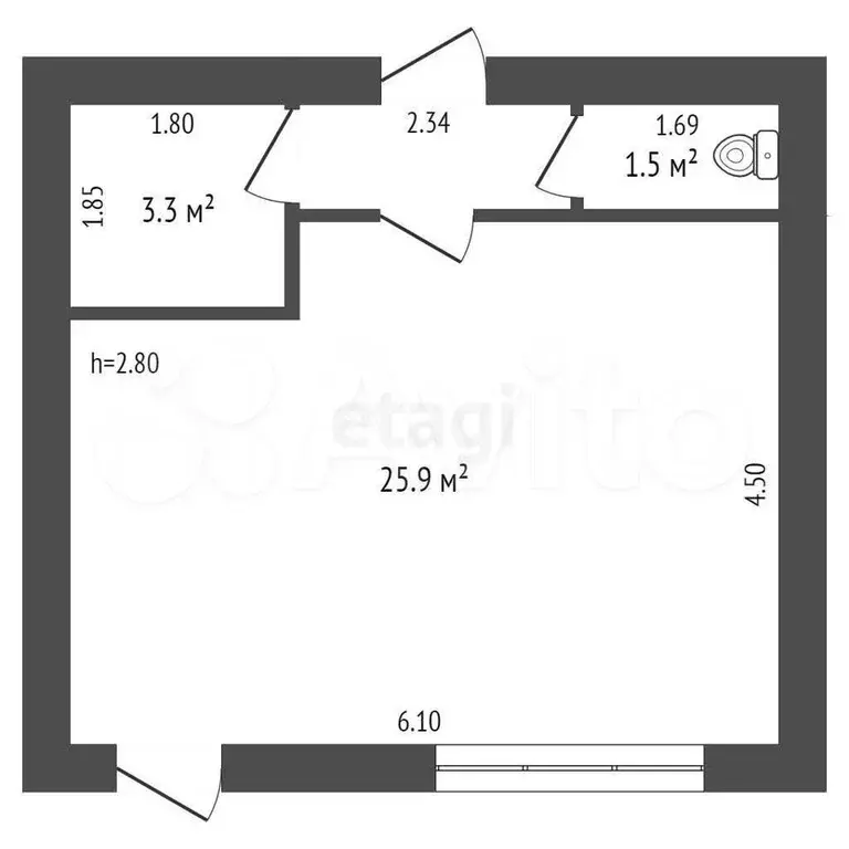 Продам торговое помещение, 33 м - Фото 0