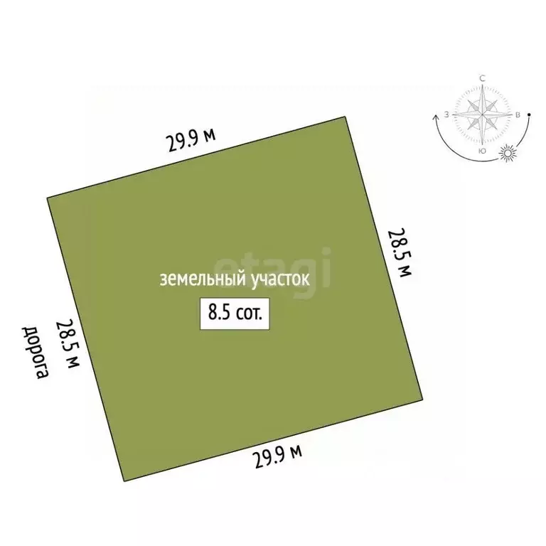 Участок в Ростовская область, Аксайский район, Щепкинское с/пос, пос. ... - Фото 2