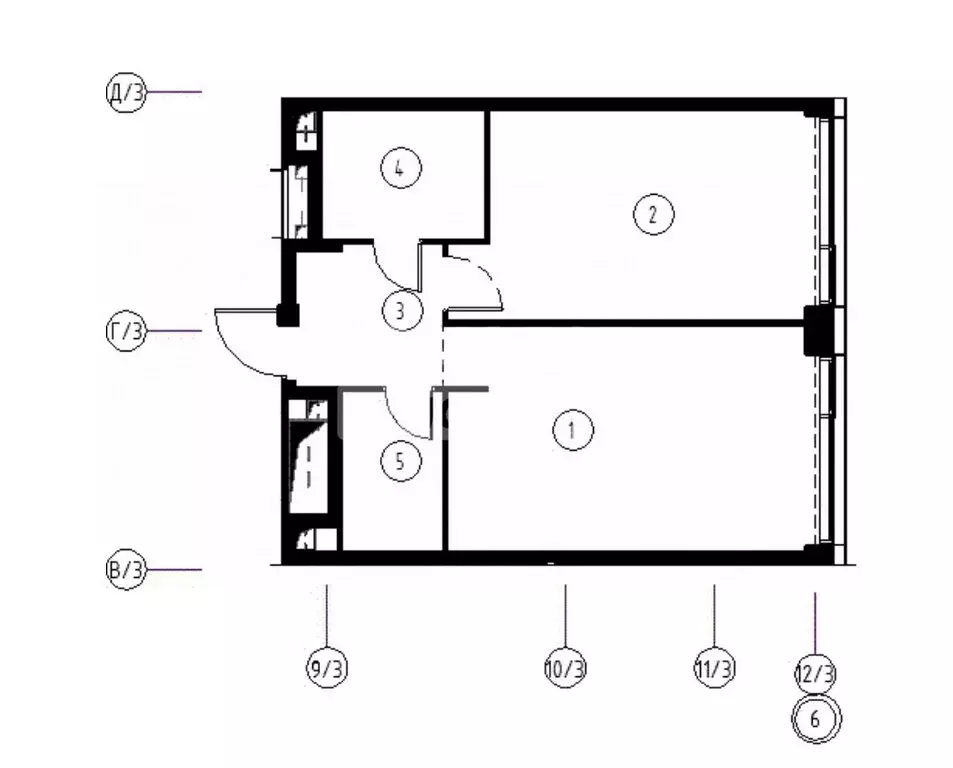 2-комнатная квартира: Москва, набережная Марка Шагала, 11к2 (46.9 м) - Фото 1