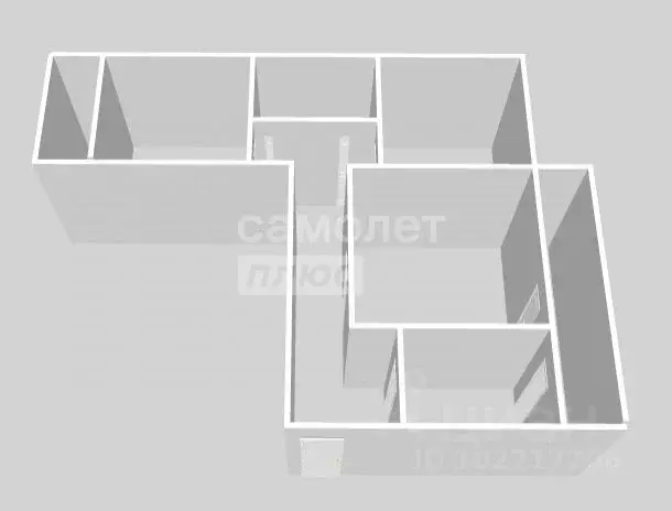 3-к кв. Ульяновская область, Ульяновск ул. Варейкиса, 20 (66.21 м) - Фото 2