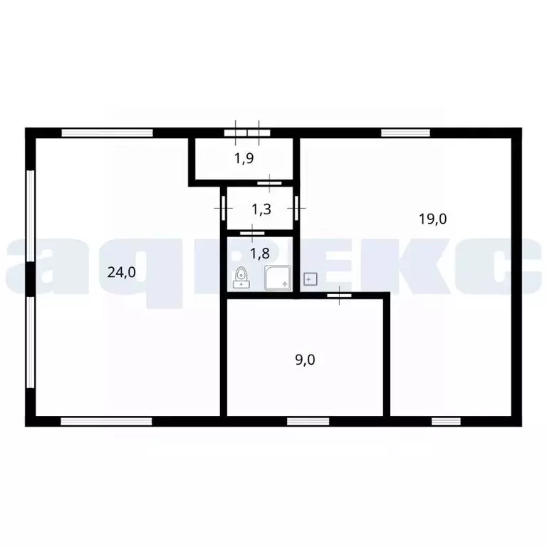 Дом в Ленинградская область, Волосовский район, Калитинское с/пос, д. ... - Фото 1