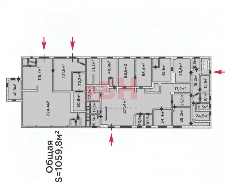 Офис в Тюменская область, Тюмень ул. 30 лет Победы, 103 (86 м) - Фото 1
