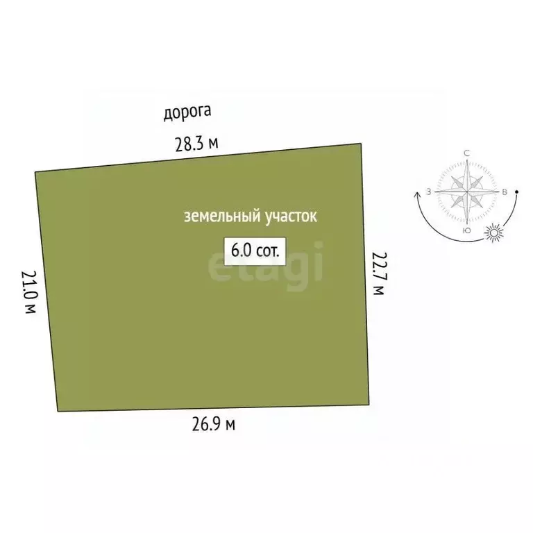 Участок в Тюменская область, Нижнетавдинский муниципальный округ, ... - Фото 2